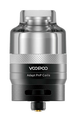Клиромайзер VooPoo RTA Pod Tank 2ml Черный+Серебристый