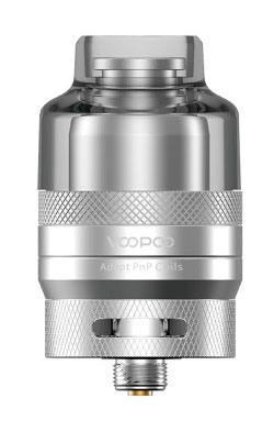 Клиромайзер VooPoo RTA Pod Tank 2ml Черный+Серебристый